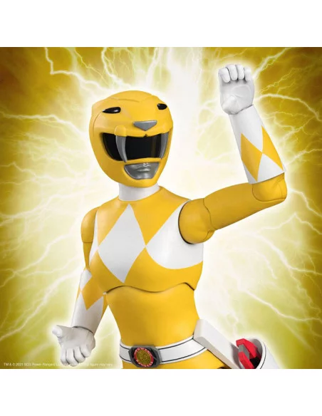 es::Mighty Morphin Power Rangers Galácticos Figura Ultimates Yellow Ranger 18 cm
