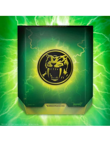 es::Mighty Morphin Power Rangers Galácticos Figura Ultimates Yellow Ranger 18 cm