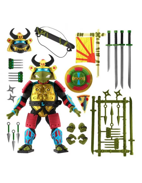 es::Tortugas Ninja Figura Ultimates Leo the Sewer Samurai 18 cm