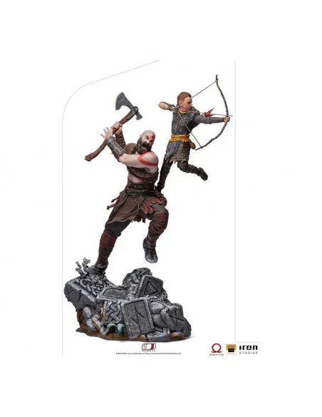 es::God of War Estatua 1/10 BDS Art Scale Kratos & Atreus 34 cm
