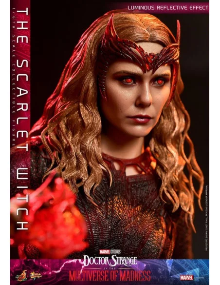 Doctor Strange en el Multiverso de la Locura Figura 1/6 The Scarlet Witch Hot Toys 28 cm