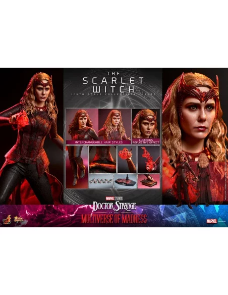 Doctor Strange en el Multiverso de la Locura Figura 1/6 The Scarlet Witch Hot Toys 28 cm