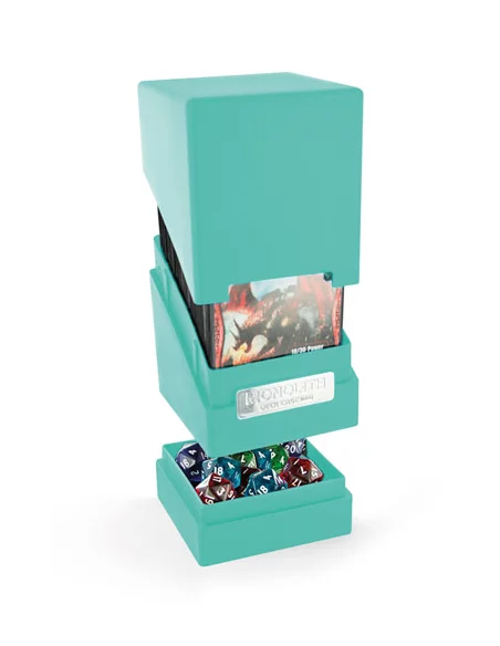 es::Monolith Deck Case 100+ Caja de Cartas Tamaño Estándar Turquesa