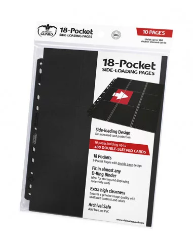 es::Hojas para archivador (10 unidades) 18-Pocket Side