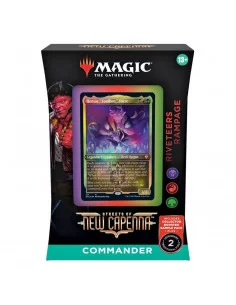 es::Magic the Gathering Streets of New Capenna Riveteers rampage Mazo de Commander en inglés