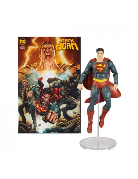 es::DC Black Adam Page Punchers Figura & Cómic Superman 18 cm