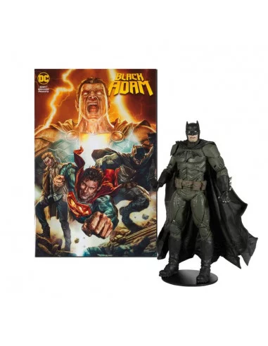 es::DC Black Adam Page Punchers Figura & Cómic Batman 18 cm