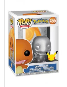 es::Pokémon Funko POP! Charmander Silver 25th Anniversary Special Edition 9 cm 2