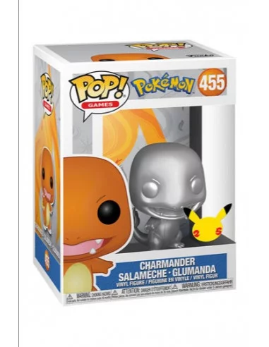 es::Pokémon Funko POP! Charmander Silver 25th Anniversary Special Edition 9 cm