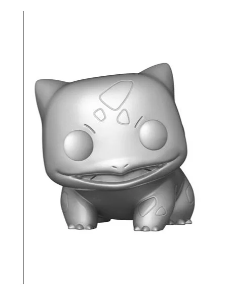 es::Pokémon Funko POP! Bulbasaur Pokemon Silver 25th Anniversary Special Edition 9 cm