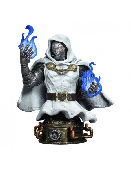 es::Marvel Busto Doctor Doom White Armor DCD 40th Anniversary Previews Exclusive 15 cm
