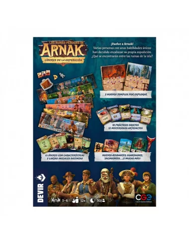 es::Las Ruinas Perdidas de Arnak. Líderes de la Expedición (expansión)