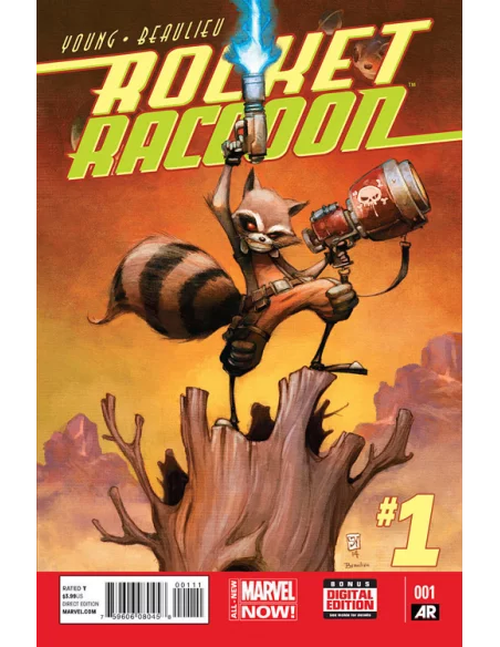 es::Rocket Raccoon 1 (2014) Regular cover - Marvel Comics USA