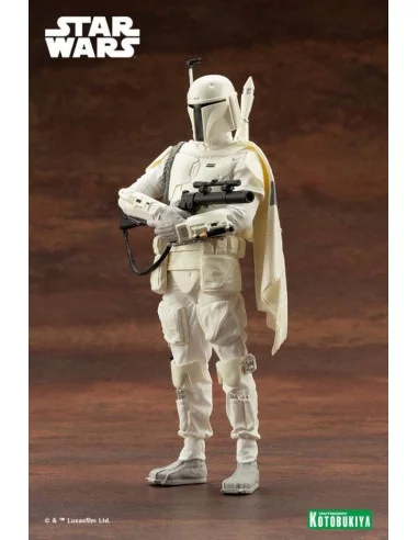 es::Star Wars Estatua ARTFX+ 1/10 Boba Fett White Armor Ver. 18 cm