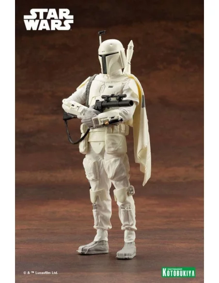 es::Star Wars Estatua ARTFX+ 1/10 Boba Fett White Armor Ver. 18 cm