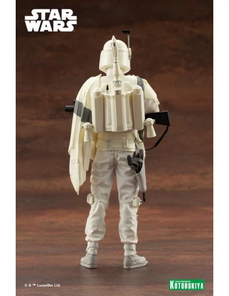 es::Star Wars Estatua ARTFX+ 1/10 Boba Fett White Armor Ver. 18 cm