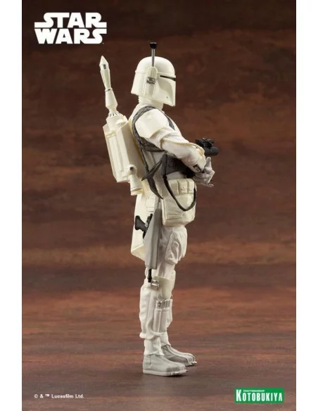 es::Star Wars Estatua ARTFX+ 1/10 Boba Fett White Armor Ver. 18 cm