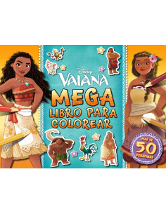 es::Vaiana. Megalibro para colorear 