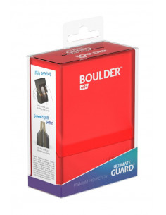 es::Ultimate Guard Boulde Deck Case 40+ Rubí