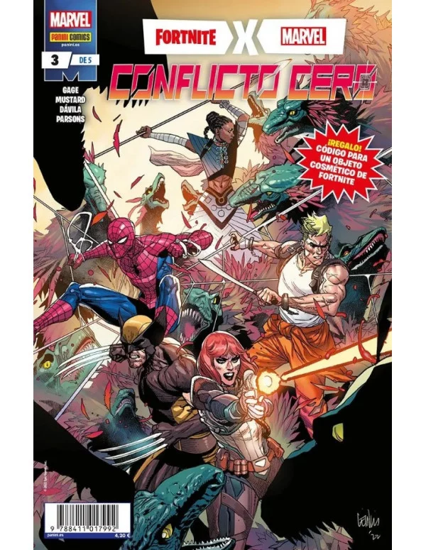 Comprar comic Panini Comics Fortnite X Marvel: Conflicto Cero 03 de 5 (con  código de descarga) - Mil Comics: Tienda de cómics y figuras Marvel, DC  Comics, Star Wars, Tintín