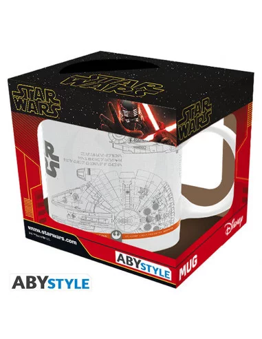 es::Star Wars Taza Spaceships blueprints 320 ml
