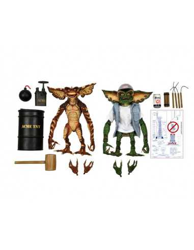 es::EMBALAJE DAÑADO. Gremlins 2 Ultimate Pack de 2 Figuras Demolition Gremlins 15 cm