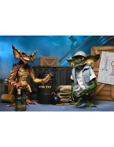 es::EMBALAJE DAÑADO. Gremlins 2 Ultimate Pack de 2 Figuras Demolition Gremlins 15 cm