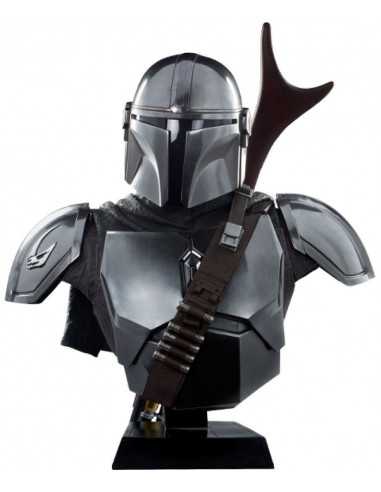 es::Star Wars The Mandalorian 1/1 Busto tamaño real The Mandalorian - Din Djarin 86 cm