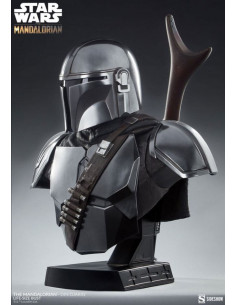es::Star Wars The Mandalorian 1/1 Busto tamaño real The Mandalorian - Din Djarin 86 cm 2