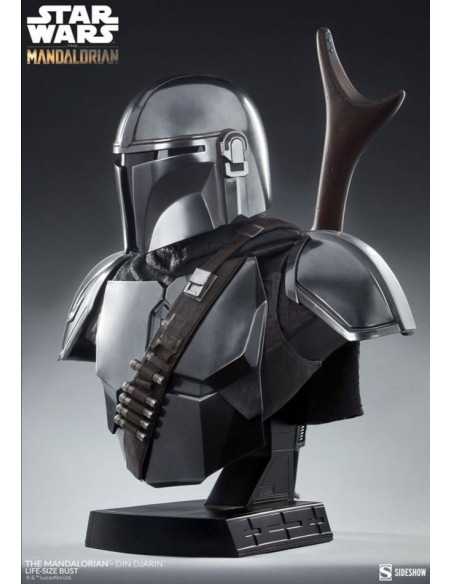 es::Star Wars The Mandalorian 1/1 Busto tamaño real The Mandalorian - Din Djarin 86 cm