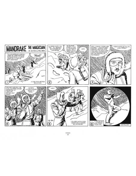 es::Mandrake el mago. 1959-1962. El abobinable hombe de las nieves