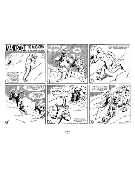 es::Mandrake el mago. 1959-1962. El abobinable hombe de las nieves