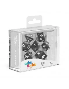 es::Oakie Doakie Dice Dados RPG-Set Solid-Negro (7) 2