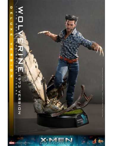 es::X-Men Días del futuro pasado Figura Movie Masterpiece 1/6 Wolverine (1973 Version) Hot Toys Deluxe Version 30 cm