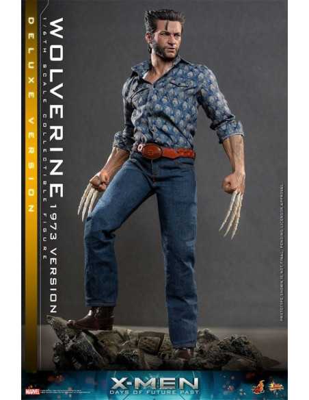 es::X-Men Días del futuro pasado Figura Movie Masterpiece 1/6 Wolverine (1973 Version) Hot Toys Deluxe Version 30 cm