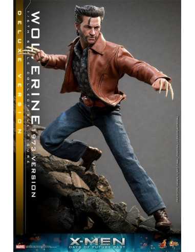 es::X-Men Días del futuro pasado Figura Movie Masterpiece 1/6 Wolverine (1973 Version) Hot Toys Deluxe Version 30 cm