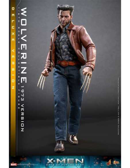 es::X-Men Días del futuro pasado Figura Movie Masterpiece 1/6 Wolverine (1973 Version) Hot Toys Deluxe Version 30 cm