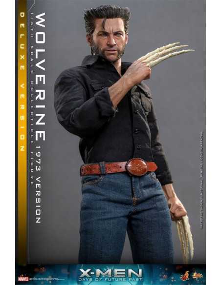 es::X-Men Días del futuro pasado Figura Movie Masterpiece 1/6 Wolverine (1973 Version) Hot Toys Deluxe Version 30 cm