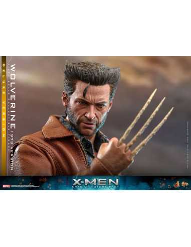es::X-Men Días del futuro pasado Figura Movie Masterpiece 1/6 Wolverine (1973 Version) Hot Toys Deluxe Version 30 cm