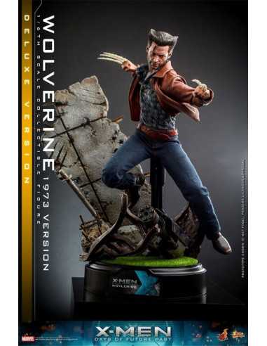 es::X-Men Días del futuro pasado Figura Movie Masterpiece 1/6 Wolverine (1973 Version) Hot Toys Deluxe Version 30 cm