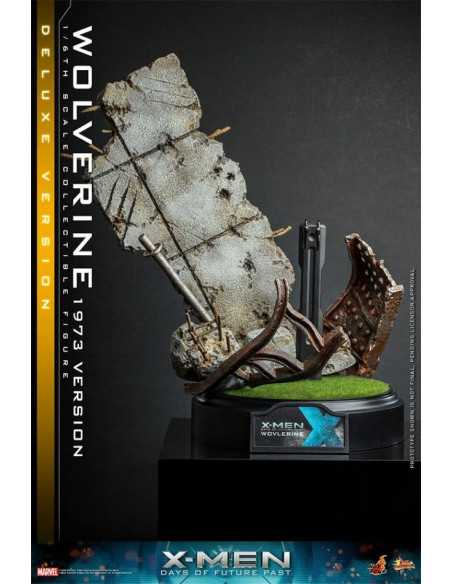 es::X-Men Días del futuro pasado Figura Movie Masterpiece 1/6 Wolverine (1973 Version) Hot Toys Deluxe Version 30 cm