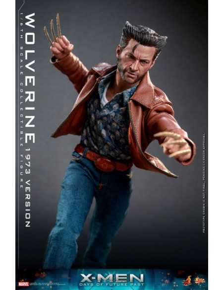 es::X-Men Días del futuro pasado Figura Movie Masterpiece 1/6 Wolverine (1973 Version) Hot Toys 30 cm