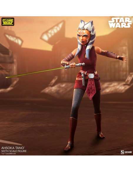 es::Star Wars The Clone Wars Figura 1/6 Ahsoka Tano 27 cm