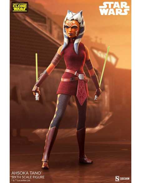 es::Star Wars The Clone Wars Figura 1/6 Ahsoka Tano 27 cm