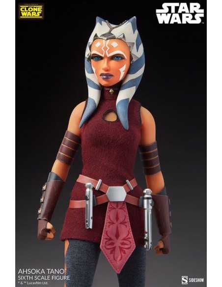 es::Star Wars The Clone Wars Figura 1/6 Ahsoka Tano 27 cm