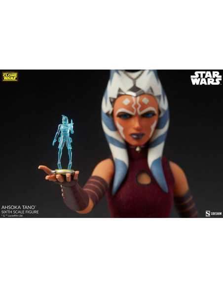 es::Star Wars The Clone Wars Figura 1/6 Ahsoka Tano 27 cm