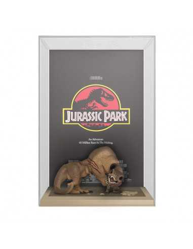 es::Parque Jurásico Funko POP! Movie Poster & Figura Tyrannosaurus Rex & Velociraptor 9 cm