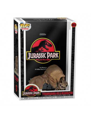 es::Parque Jurásico Funko POP! Movie Poster & Figura Tyrannosaurus Rex & Velociraptor 9 cm