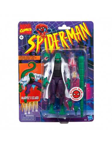 es::Marvel Legends Spider-man Retro Figura The Lizard 15 cm