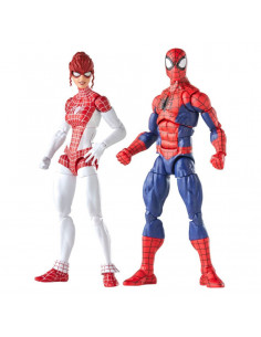 es::The Amazing Spider-Man: Renew Your Vows Marvel Legends Pack de 2 Figuras 2022 Spider-Man & Marvel's Spinneret 15 cm
